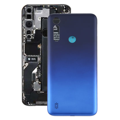 Battery Back Cover for Motorola Moto G8 Power Lite (Dark Blue) - Back Cover by PMC Jewellery | Online Shopping South Africa | PMC Jewellery | Buy Now Pay Later Mobicred