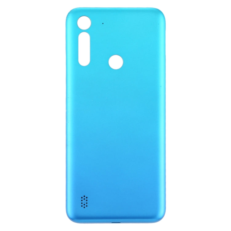 Battery Back Cover for Motorola Moto G8 Power Lite (Baby Blue) - Back Cover by PMC Jewellery | Online Shopping South Africa | PMC Jewellery | Buy Now Pay Later Mobicred