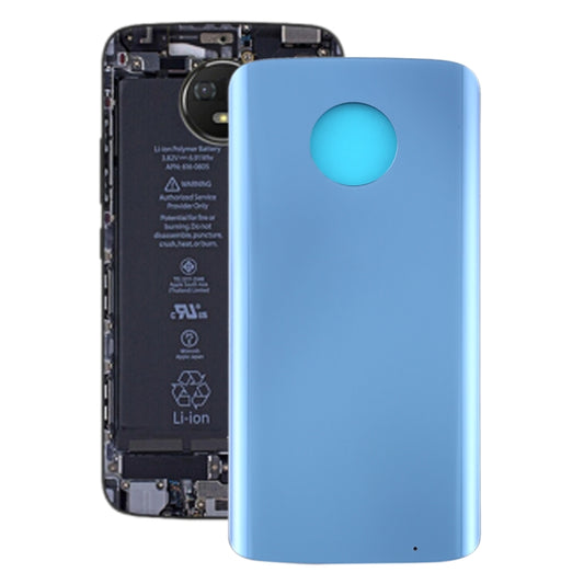 Battery Back Cover for Motorola Moto G6 Plus(Blue) - Back Cover by PMC Jewellery | Online Shopping South Africa | PMC Jewellery | Buy Now Pay Later Mobicred
