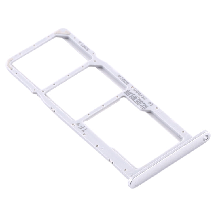 SIM Card Tray + SIM Card Tray + Micro SD Card Tray for Huawei Y6s (2020) (Silver) - Card Socket by PMc TechLife | Online Shopping South Africa | PMc TechLife | Buy Now Pay Later Mobicred
