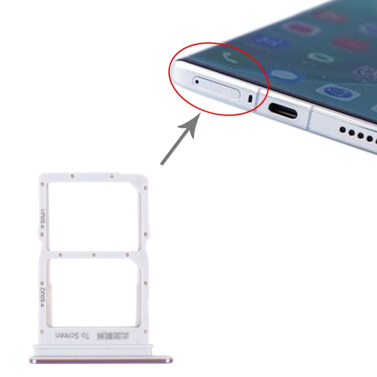 SIM Card Tray + SIM Card Tray for Huawei Nova 8 5G (Purple) - Card Socket by PMc TechLife | Online Shopping South Africa | PMc TechLife | Buy Now Pay Later Mobicred