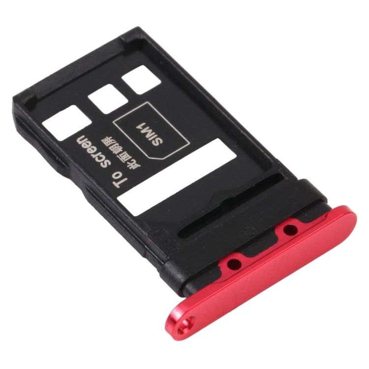 SIM Card Tray + SIM Card Tray for Huawei Nova 7 Pro 5G (Red) - Card Socket by PMc TechLife | Online Shopping South Africa | PMc TechLife | Buy Now Pay Later Mobicred