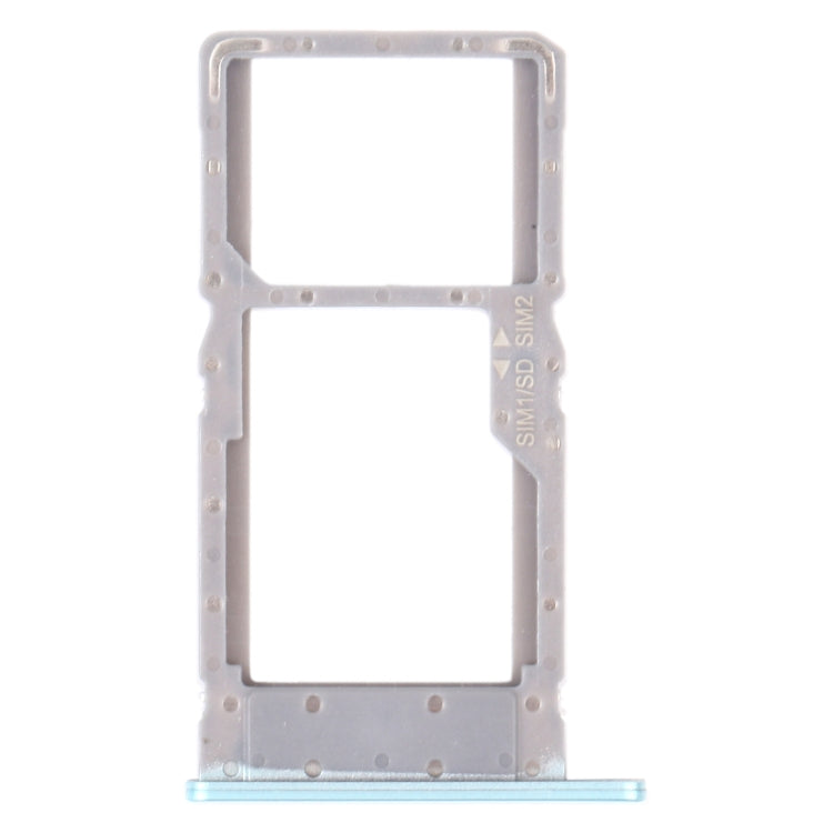 SIM Card Tray + SIM Card Tray / Micro SD Card Tray for Honor Play4 (Phantom Blue) - Card Socket by PMc TechLife | Online Shopping South Africa | PMc TechLife | Buy Now Pay Later Mobicred