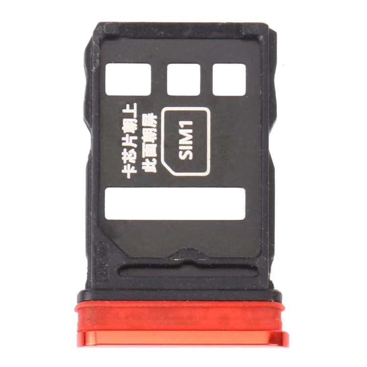 SIM Card Tray + SIM Card Tray for Huawei Nova 6 (Red) - Card Socket by PMc TechLife | Online Shopping South Africa | PMc TechLife | Buy Now Pay Later Mobicred
