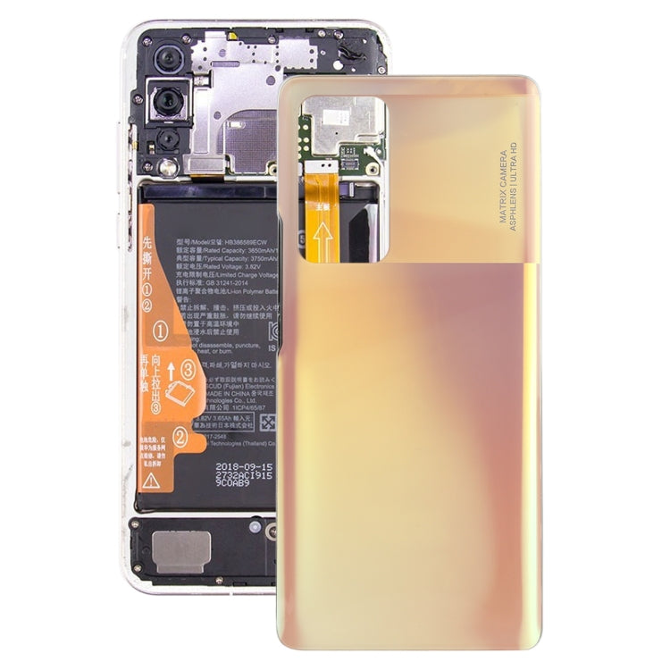 Battery Back Cover for Honor V40(Gold) - Back Cover by PMC Jewellery | Online Shopping South Africa | PMC Jewellery | Buy Now Pay Later Mobicred