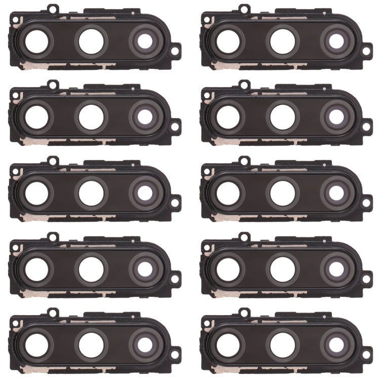 For Huawei Enjoy 10  10pcs Camera Lens Cover (Black) - Camera by PMC Jewellery | Online Shopping South Africa | PMC Jewellery | Buy Now Pay Later Mobicred