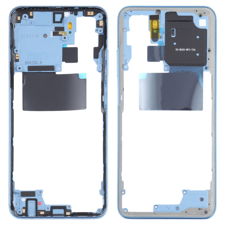 Middle Frame Bezel Plate for Xiaomi Redmi Note 10s M2101K7BG (Blue) - LCD Related Parts by PMC Jewellery | Online Shopping South Africa | PMC Jewellery