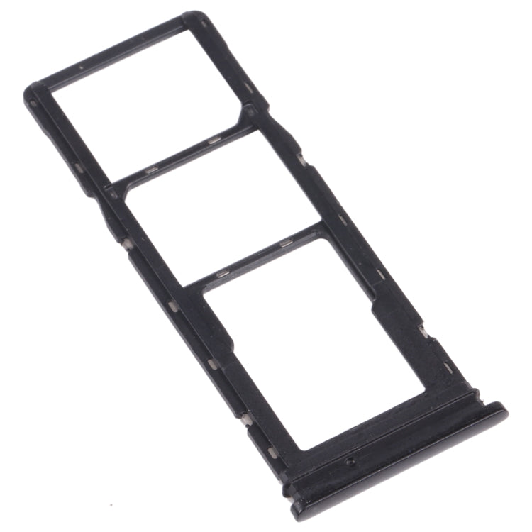 For Tecno Spark 5 Pro KD7 SIM Card Tray + SIM Card Tray + Micro SD Card Tray (Black) - Card Tray by PMc TechLife | Online Shopping South Africa | PMc TechLife | Buy Now Pay Later Mobicred