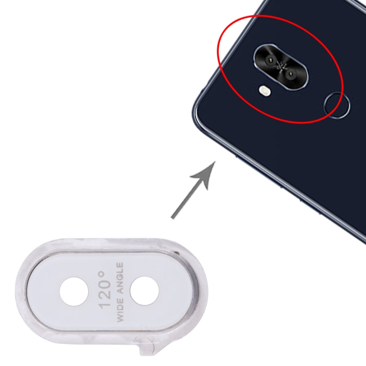 Camera Lens Cover for Asus Zenfone 5 Lite ZC600KL (White) - Camera by PMc TechLife | Online Shopping South Africa | PMc TechLife | Buy Now Pay Later Mobicred