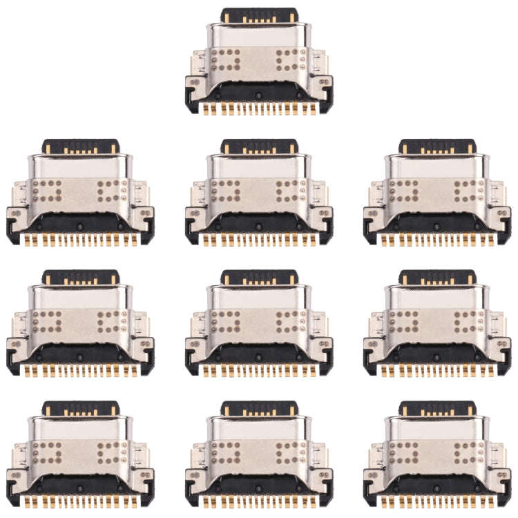 For vivo X60 / X60t V2045 V2046A V2085A 10pcs Charging Port Connector - Single Tail Connector by PMC Jewellery | Online Shopping South Africa | PMC Jewellery | Buy Now Pay Later Mobicred