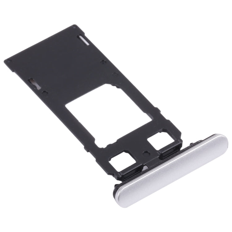 SIM Card Tray + Micro SD Card Tray for Sony Xperia X Performance (Silver) - Card Tray by PMc TechLife | Online Shopping South Africa | PMc TechLife | Buy Now Pay Later Mobicred