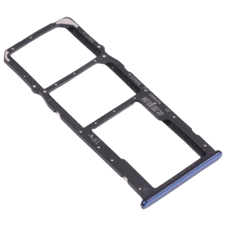 SIM Card Tray + SIM Card Tray + Micro SD Card Tray for Huawei Y7 (2018) (Blue) - free shipping - PMc TechLife - Order now!