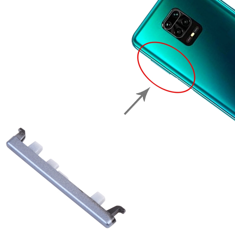 Volume Control Button for Xiaomi Redmi Note 9S / Redmi Note 9 Pro Max / Redmi Note 9 Pro(India) (Black) - Home key & Side Key by PMC TechLife | Online Shopping South Africa | PMC TechLife | Buy Now Pay Later Mobicred