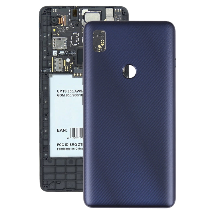 With Hole Battery Back Cover for ZTE Blade L210(Blue) - For ZTE by PMC Jewellery | Online Shopping South Africa | PMC Jewellery | Buy Now Pay Later Mobicred
