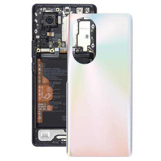 Battery Back Cover for Huawei Nova 8 Pro(Silver) - Back Cover by PMC Jewellery | Online Shopping South Africa | PMC Jewellery | Buy Now Pay Later Mobicred