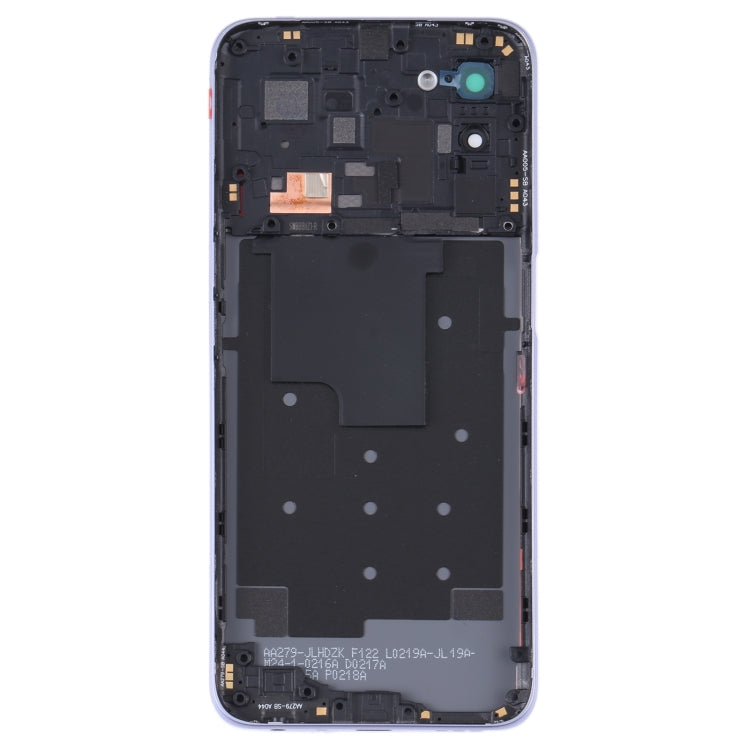 For OPPO A56 5G Battery Back Cover with Middle Frame (Purple) - Back Cover by PMC Jewellery | Online Shopping South Africa | PMC Jewellery | Buy Now Pay Later Mobicred