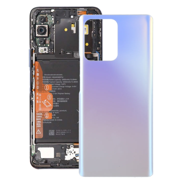 For Honor 80 SE OEM Glass Battery Back Cover(Blue) - Back Cover by PMC Jewellery | Online Shopping South Africa | PMC Jewellery