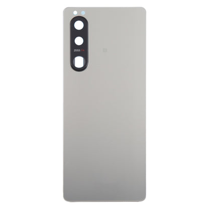 For Sony Xperia 5 III Original Battery Back Cover with Camera Lens Cover(Silver) - Back Cover by PMC Jewellery | Online Shopping South Africa | PMC Jewellery