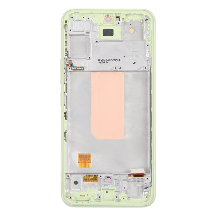 For Samsung Galaxy A54 5G SM-A546 6.43 inch OLED LCD Screen Digitizer Full Assembly with Frame (Green) - LCD Screen by PMC Jewellery | Online Shopping South Africa | PMC Jewellery | Buy Now Pay Later Mobicred