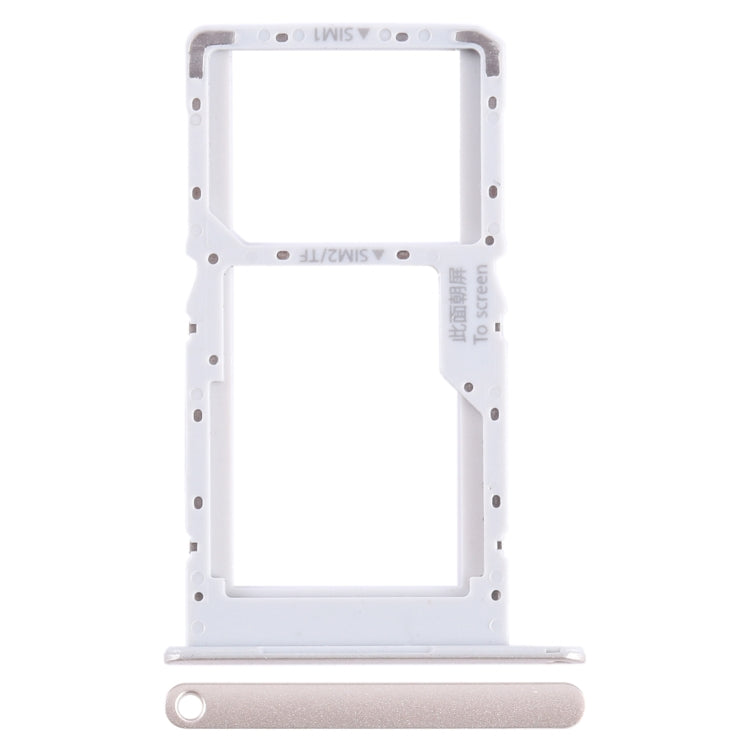 For Huawei Enjoy 60Z SIM + SIM / Micro SD Card Tray (Gold) - Card Socket by PMc TechLife | Online Shopping South Africa | PMc TechLife | Buy Now Pay Later Mobicred