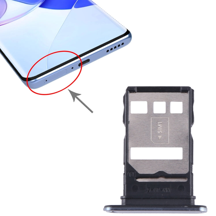For Huawei Nova 9Z 5G SIM Card Tray (Silver) - Card Socket by PMc TechLife | Online Shopping South Africa | PMc TechLife | Buy Now Pay Later Mobicred