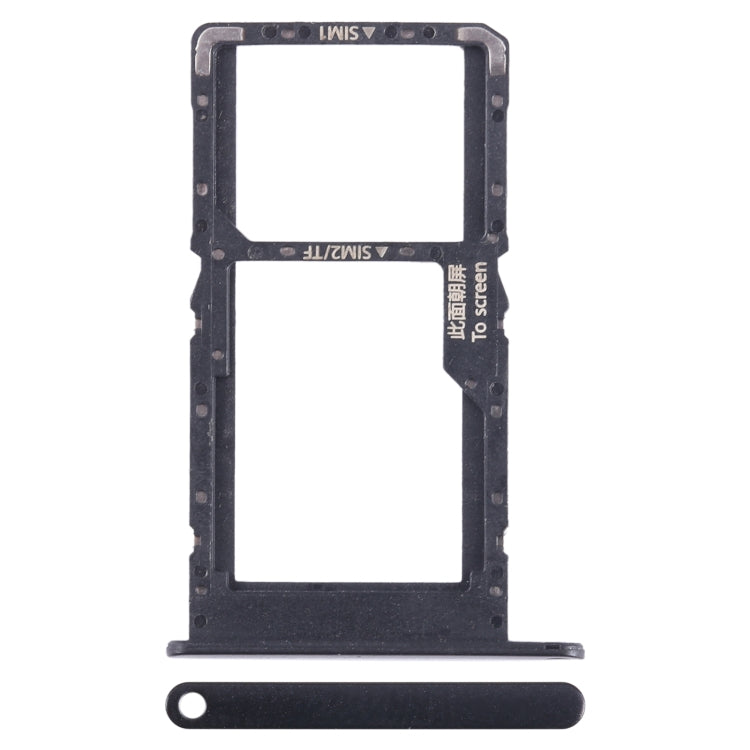 For Huawei Enjoy 60 SIM + SIM / Micro SD Card Tray (Black) - Card Socket by PMc TechLife | Online Shopping South Africa | PMc TechLife | Buy Now Pay Later Mobicred