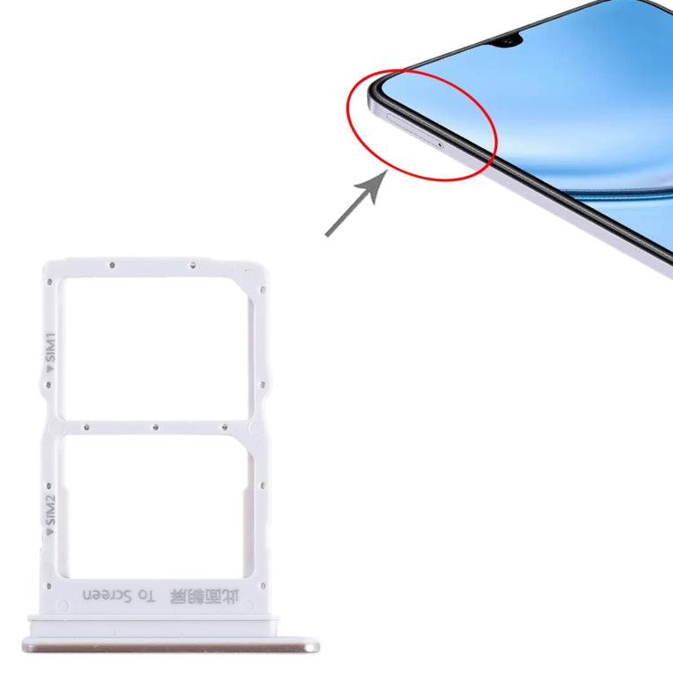 For Honor Play 20 Pro SIM + SIM Card Tray (Gold) - Card Socket by PMc TechLife | Online Shopping South Africa | PMc TechLife | Buy Now Pay Later Mobicred