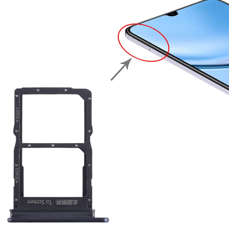 For Honor Play 20 Pro SIM + SIM Card Tray (Blue) - Card Socket by PMc TechLife | Online Shopping South Africa | PMc TechLife | Buy Now Pay Later Mobicred
