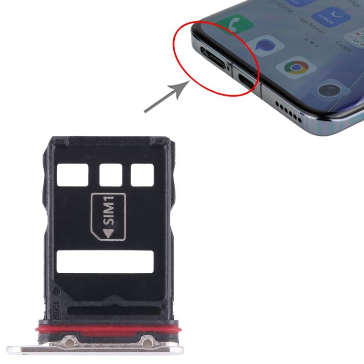 For Honor Magic5 Ultimate SIM + NM Card Tray (Silver) - Card Socket by PMc TechLife | Online Shopping South Africa | PMc TechLife | Buy Now Pay Later Mobicred
