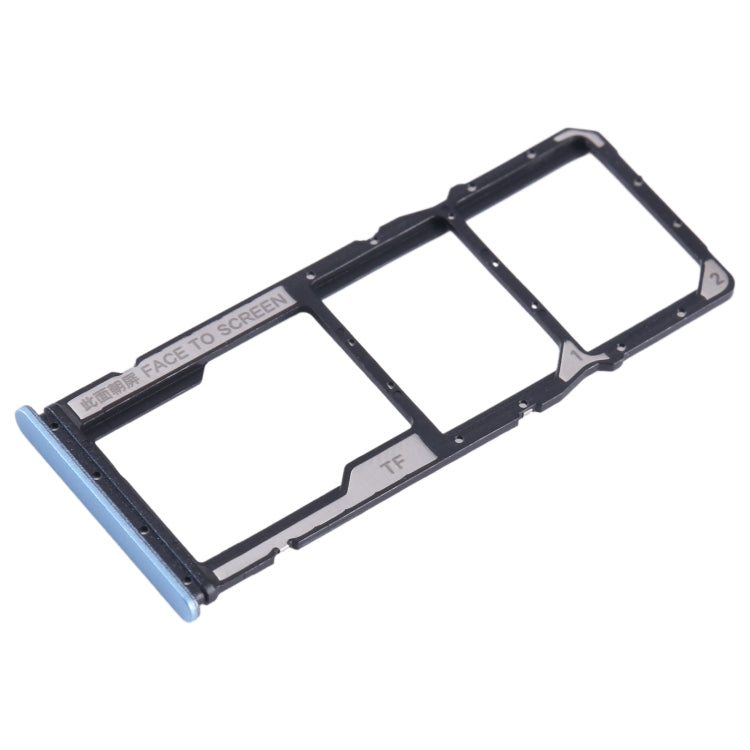 For Xiaomi Redmi Note 12s SIM Card Tray + SIM Card Tray + Micro SD Card Tray (Blue) - Card Tray by PMC Jewellery | Online Shopping South Africa | PMC Jewellery