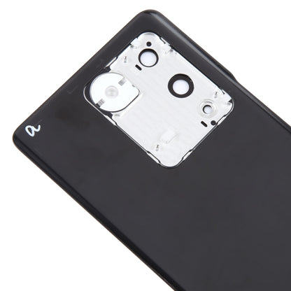 For vivo V27 Original Battery Back Cover with Camera Lens Cover(Black) - Back Cover by PMC Jewellery | Online Shopping South Africa | PMC Jewellery