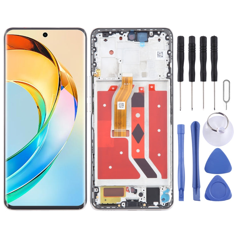 For Honor X9b Original LCD Screen Digitizer Full Assembly with Frame (Gold) - LCD Screen by PMC TechLife | Online Shopping South Africa | PMC TechLife