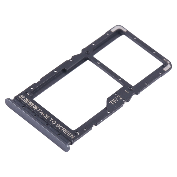 For Xiaomi Redmi Note 12 5G SIM Card Tray + SIM / Micro SD Card Tray (Black) - Card Tray by PMC Jewellery | Online Shopping South Africa | PMC Jewellery