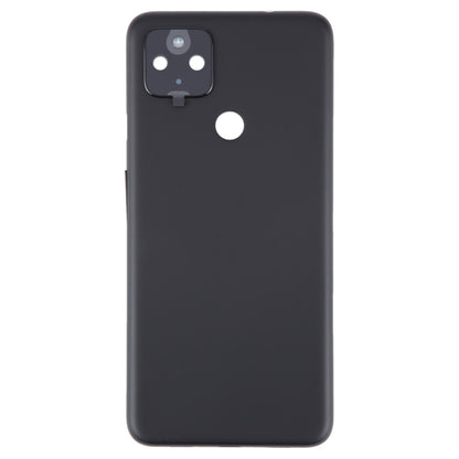 For Google Pixel 4A 5G Battery Back Cover with Camera Lens Cover(Black) - Back Cover by PMC Jewellery | Online Shopping South Africa | PMC Jewellery