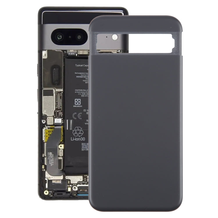 For Google Pixel 8a Original Battery Back Cover(Black) - Back Cover by PMC Jewellery | Online Shopping South Africa | PMC Jewellery | Buy Now Pay Later Mobicred