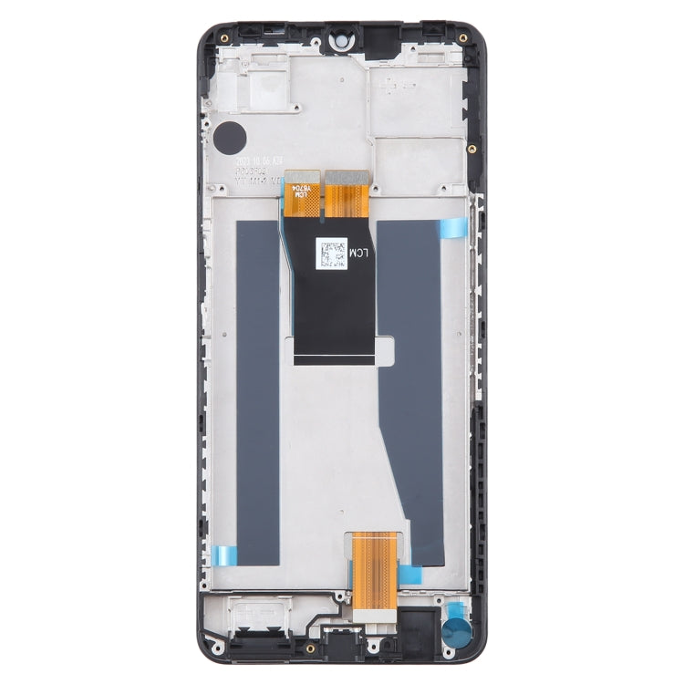 For ZTE Blade V50 Vita 8550 LCD Screen Digitizer Full Assembly with Frame (Black) - For ZTE by PMC Jewellery | Online Shopping South Africa | PMC Jewellery | Buy Now Pay Later Mobicred