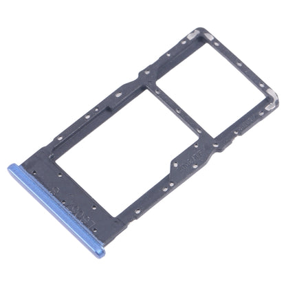 For Alcatel 1L Pro 4065F SIM Card Tray + Micro SD Card Tray (Blue) - Card Tray by PMC Jewellery | Online Shopping South Africa | PMC Jewellery | Buy Now Pay Later Mobicred