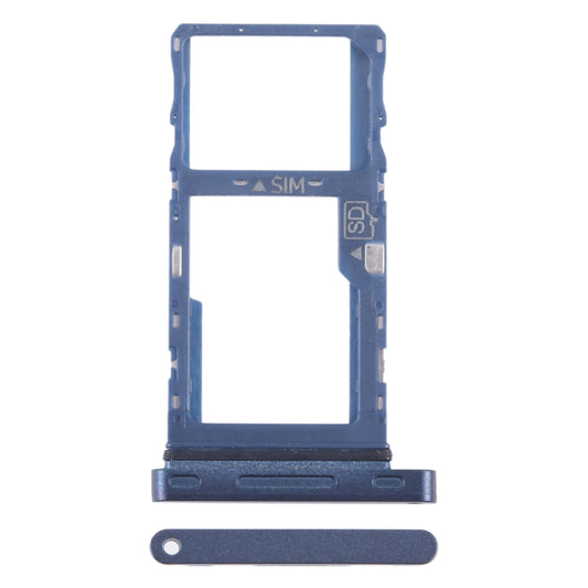 For Nokia T20 Original SIM Card Tray + Micro SD Card Tray (Blue) - Card Tray by PMC Jewellery | Online Shopping South Africa | PMC Jewellery | Buy Now Pay Later Mobicred