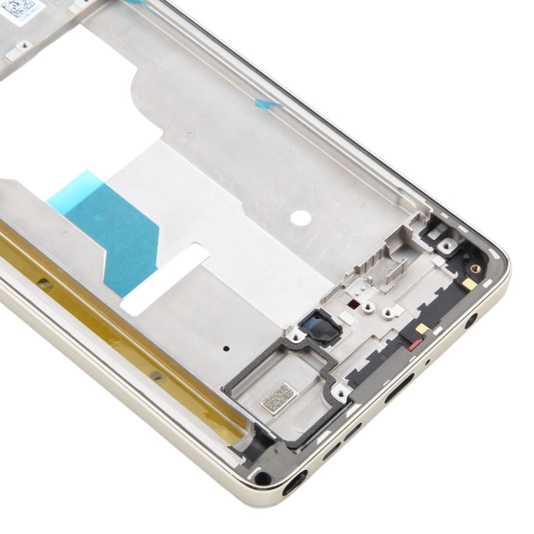 For Motorola Moto G Stylus 5G 2024 Original Front Housing LCD Frame Bezel Plate (Gold) - Frame Bezel Plate by PMC Jewellery | Online Shopping South Africa | PMC Jewellery | Buy Now Pay Later Mobicred