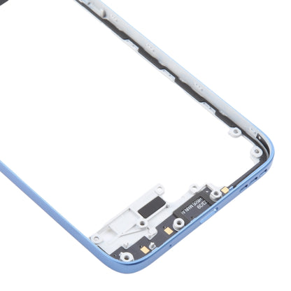 For Motorola Moto G Play 2024 Original Middle Frame Bezel Plate (Blue) - Frame Bezel Plate by PMC Jewellery | Online Shopping South Africa | PMC Jewellery | Buy Now Pay Later Mobicred