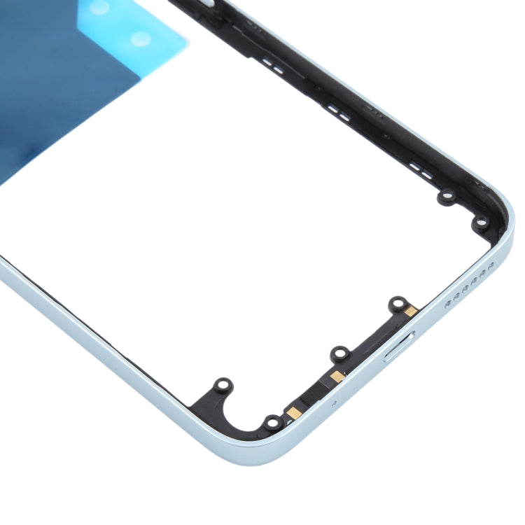 For Xiaomi Redmi 13 5G Original Middle Frame Bezel Plate (Blue) - Frame Bezel Plate by PMC Jewellery | Online Shopping South Africa | PMC Jewellery | Buy Now Pay Later Mobicred