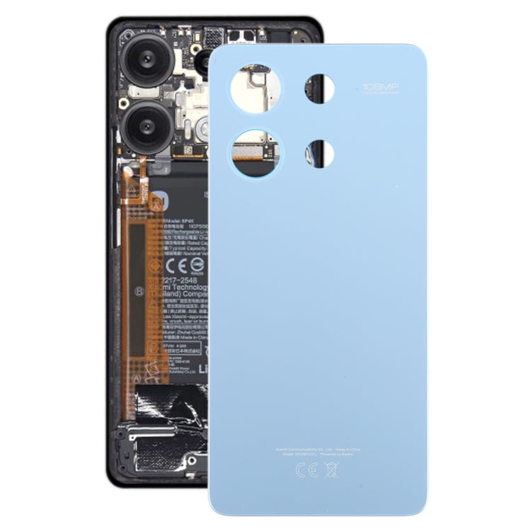 For Xiaomi Redmi Note 13 4G Original Battery Back Cover(Blue) - Back Cover by PMC Jewellery | Online Shopping South Africa | PMC Jewellery | Buy Now Pay Later Mobicred