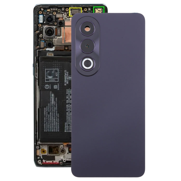 For OPPO K12x India Original Battery Back Cover with Camera Lens Cover(Dark Purple) - Back Cover by PMC Jewellery | Online Shopping South Africa | PMC Jewellery | Buy Now Pay Later Mobicred