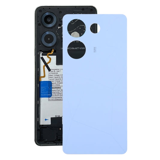 For Tecno Camon 20 Pro Original Battery Back Cover(Blue) - Back Cover by PMC Jewellery | Online Shopping South Africa | PMC Jewellery | Buy Now Pay Later Mobicred