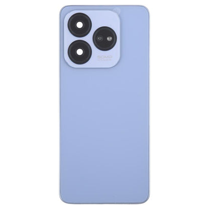 For ZTE Axon 60 Lite Z2356 Glass Battery Back Cover with Middle Frame / Camera Lens Cover(Purple) - For ZTE by PMC Jewellery | Online Shopping South Africa | PMC Jewellery | Buy Now Pay Later Mobicred