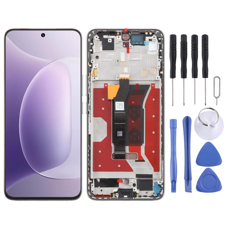 For Honor 300 Original LCD Screen Digitizer Full Assembly with Frame (Grey) - LCD Screen by PMc TechLife | Online Shopping South Africa | PMc TechLife | Buy Now Pay Later Mobicred
