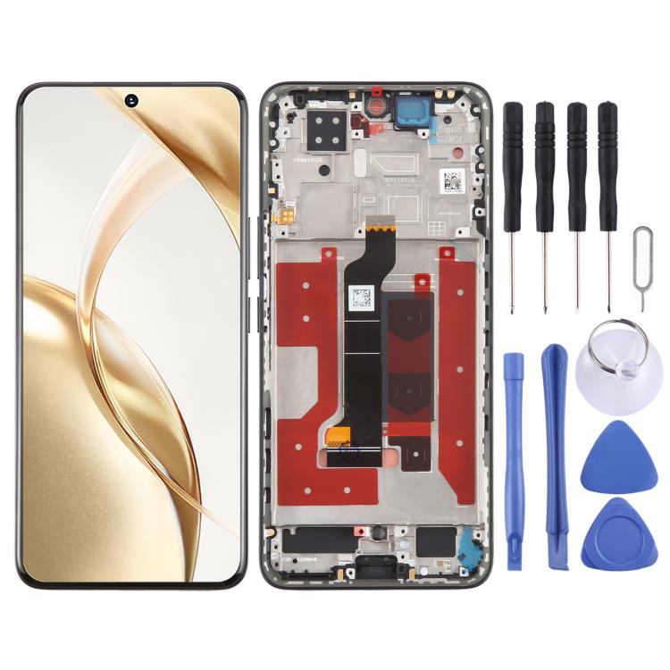 For Honor 200 Original LCD Screen Digitizer Full Assembly with Frame (Black) - LCD Screen by PMc TechLife | Online Shopping South Africa | PMc TechLife | Buy Now Pay Later Mobicred