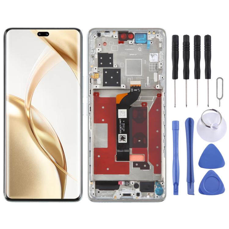 For Honor 200 Pro Original LCD Screen Digitizer Full Assembly with Frame (Green) - LCD Screen by PMc TechLife | Online Shopping South Africa | PMc TechLife | Buy Now Pay Later Mobicred