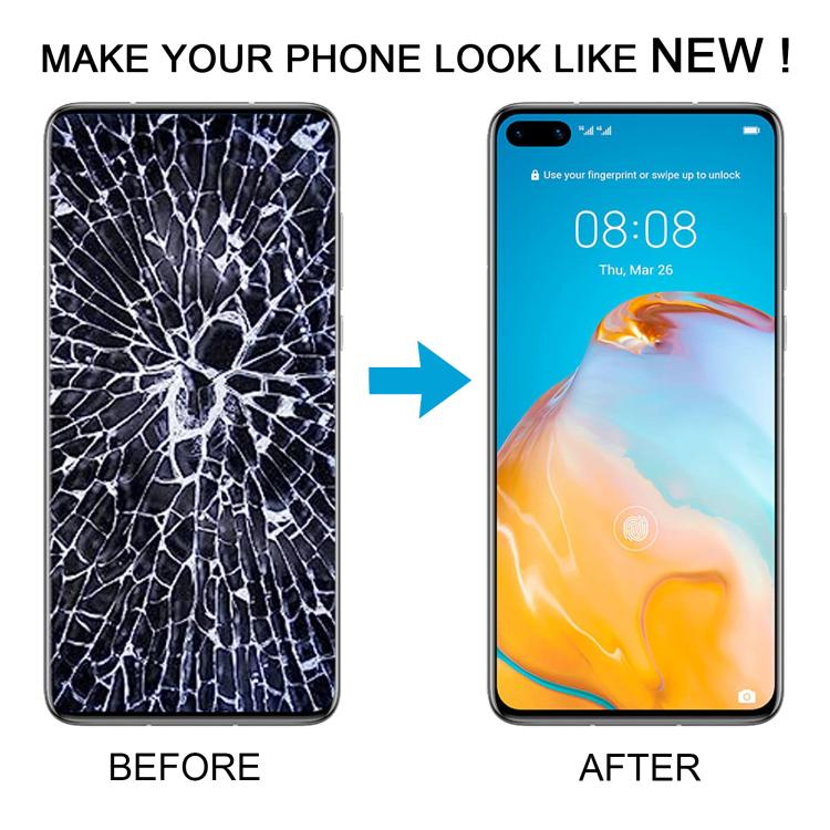 For Huawei P40 TFT LCD Screen Digitizer Full Assembly with Frame, Not Supporting Fingerprint Identification (Silver) - LCD Screen by PMc TechLife | Online Shopping South Africa | PMc TechLife | Buy Now Pay Later Mobicred
