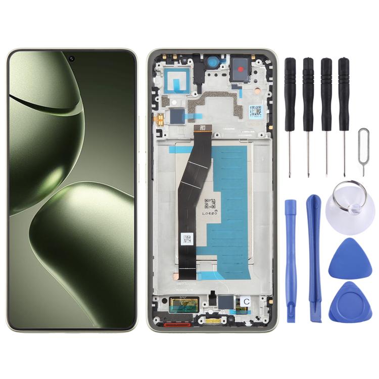 For Xiaomi 14T AMOLED Original LCD Screen Digitizer Full Assembly with Frame (Green) - LCD Screen by PMc TechLife | Online Shopping South Africa | PMc TechLife | Buy Now Pay Later Mobicred